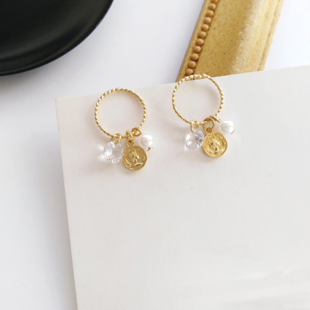 ❤️‍🔥𝕤𝕒𝕝𝕖❤️‍🔥🦋coin earrings - Picture 4 of 8